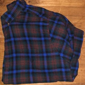 Vintage Chaps • Cotton Flannel Plaid Long Sleeve
